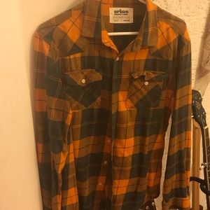 Two flannel shirts - size medium